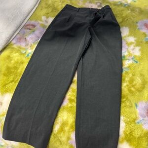 Uniqlo grey wide trousers size small